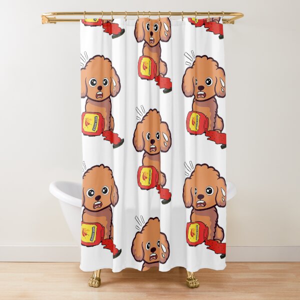 Item preview, Funny Brown Dog Spilled hot sauce designed and sold by Pet Station.