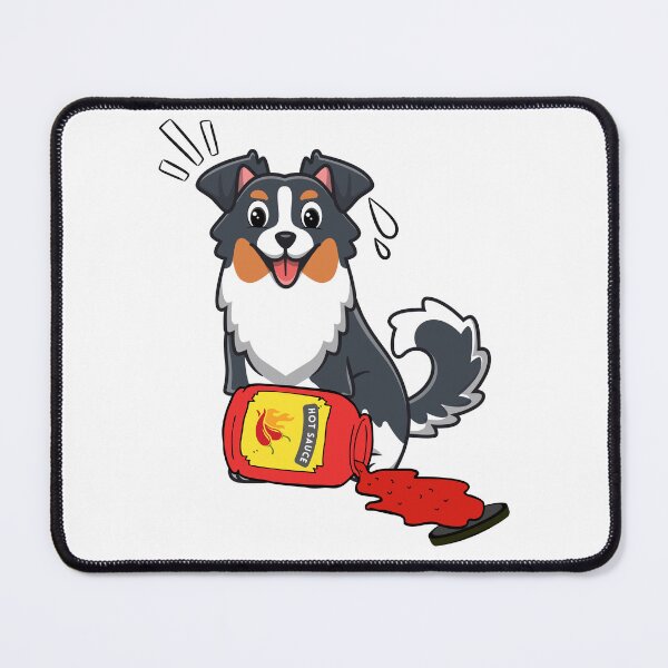 Item preview, Collie Dog Spilled hot sauce designed and sold by Pet Station.
