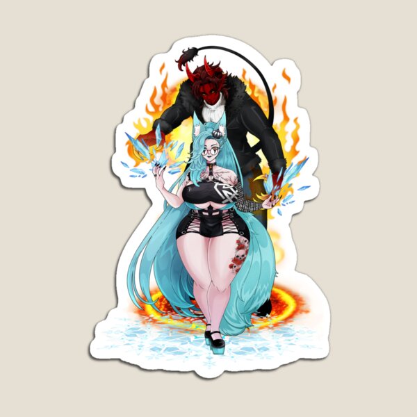 Aperçu de l'œuvre Pose dynamique de Shina x Daemon créée et vendue par Shinanashi.