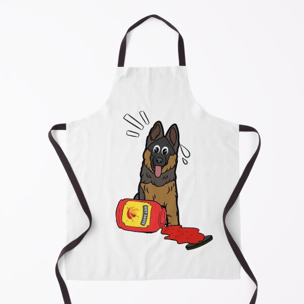 Item preview, Funny Guard Dog Spilled hot sauce designed and sold by Pet Station.