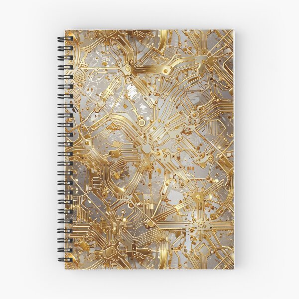 Item preview, Intricate Golden Circuitry Design designed and sold by CoolPixels.