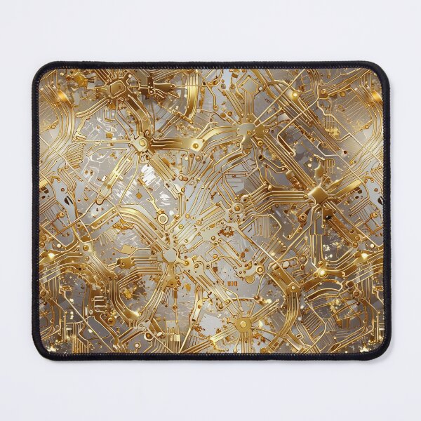 Item preview, Intricate Golden Circuitry Design designed and sold by CoolPixels.