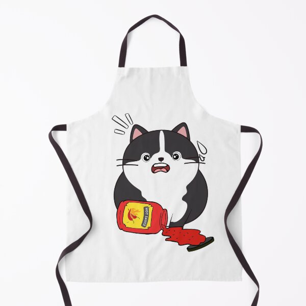 Item preview, Funny Fat cat Spilled hot sauce designed and sold by Pet Station.