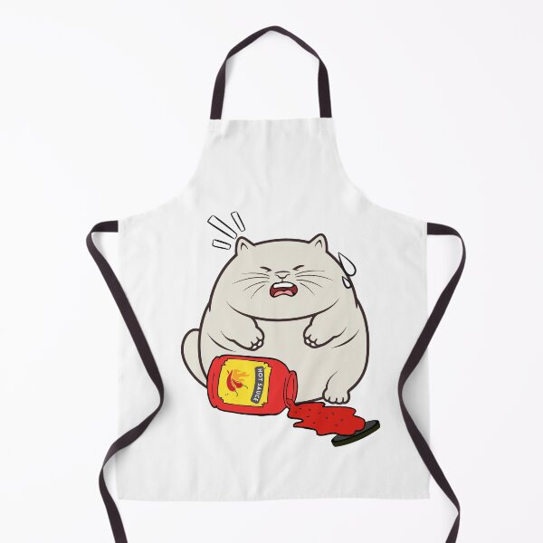 Item preview, Funny Fat cat Spilled hot sauce designed and sold by Pet Station.