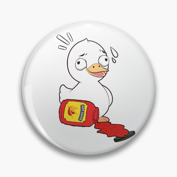 Item preview, Funny duck Spilled hot sauce designed and sold by Pet Station.