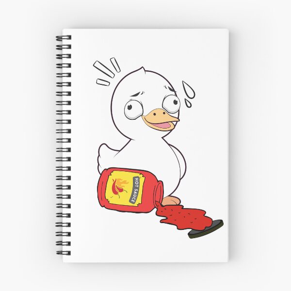 Item preview, Funny duck Spilled hot sauce designed and sold by Pet Station.