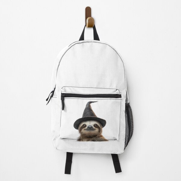 Item preview, Sloth Wearing Halloween Witch Hat designed and sold by LazyOwlStore.