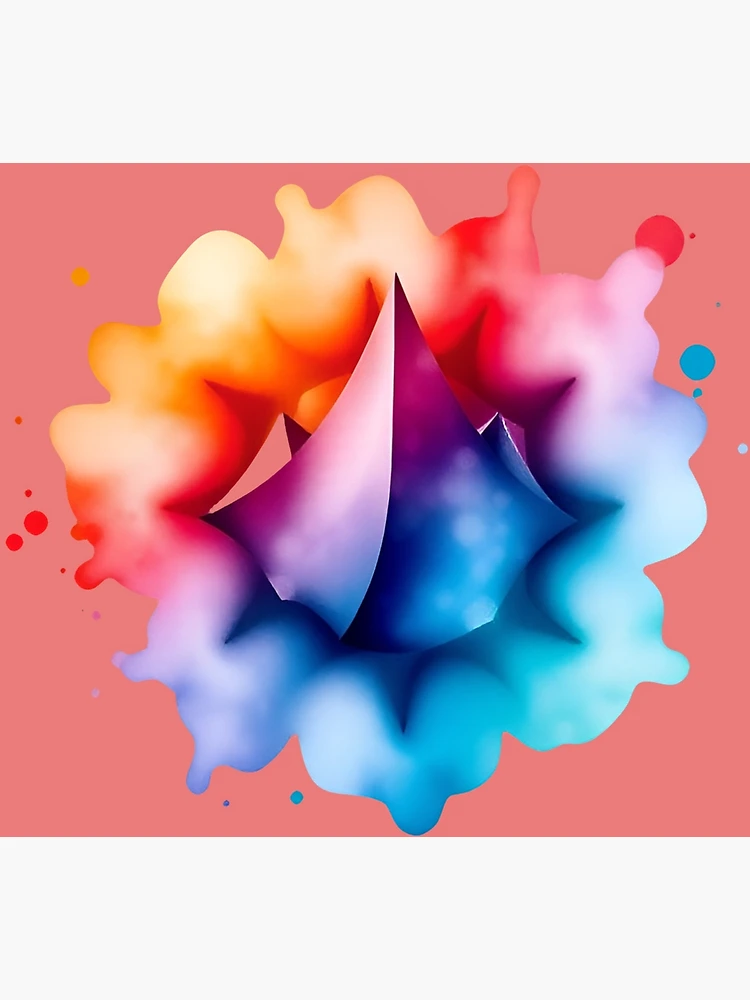 Thumbnail 3 of 3, Poster, Abstract Emotion designed and sold by MindfluxStudio.