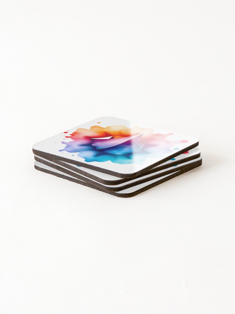 Thumbnail 4 of 5, Coasters (Set of 4), Abstract Emotion designed and sold by MindfluxStudio.
