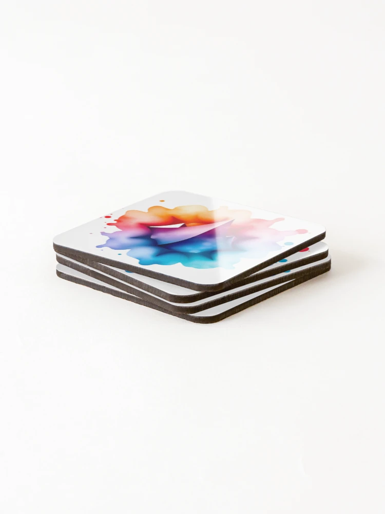 Thumbnail 4 of 5, Coasters (Set of 4), Abstract Emotion designed and sold by MindfluxStudio.