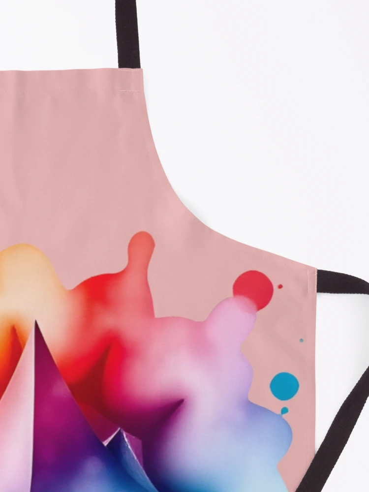 Thumbnail 3 of 6, Apron, Abstract Emotion designed and sold by MindfluxStudio.