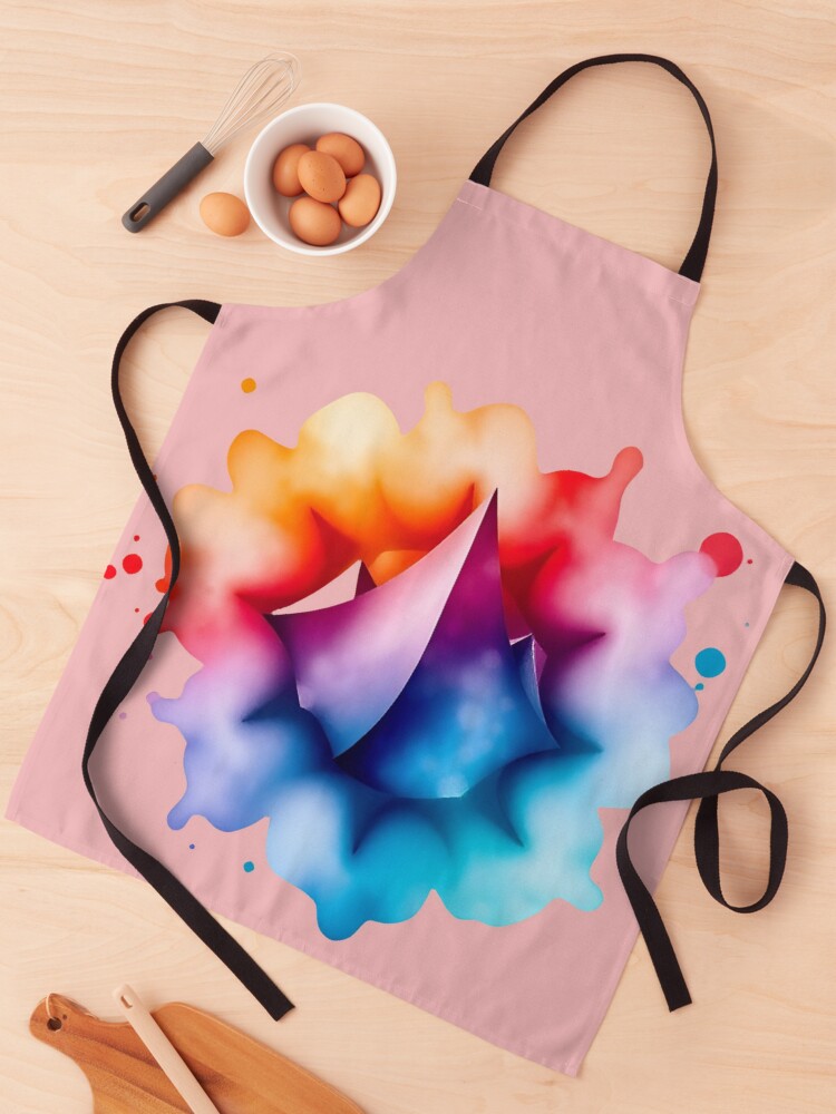 Thumbnail 1 of 6, Apron, Abstract Emotion designed and sold by MindfluxStudio.