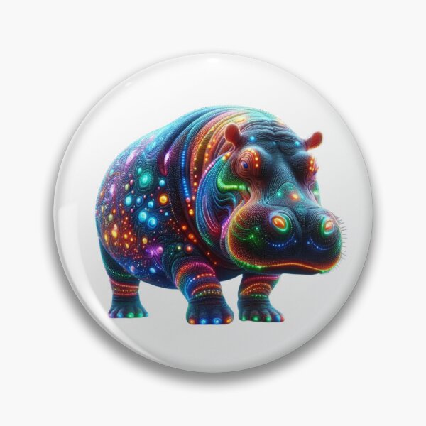 Item preview, Glow: Radiant Hippo in Nature designed and sold by GloriousArtSKD.