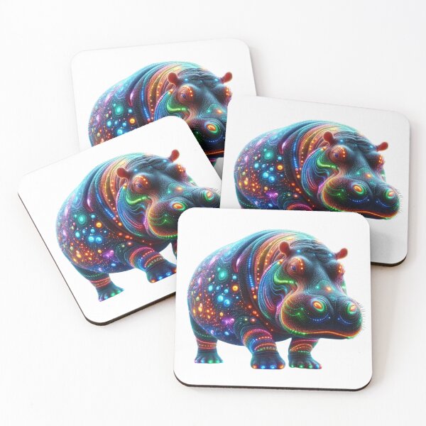 Item preview, Glow: Radiant Hippo in Nature designed and sold by GloriousArtSKD.