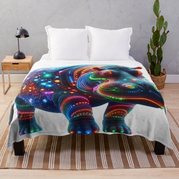 Item preview, Glow: Radiant Hippo in Nature designed and sold by GloriousArtSKD.