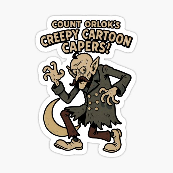 Item preview, Count Orlok's Creepy Cartoon Capers! designed and sold by Hiraeth Atelier.