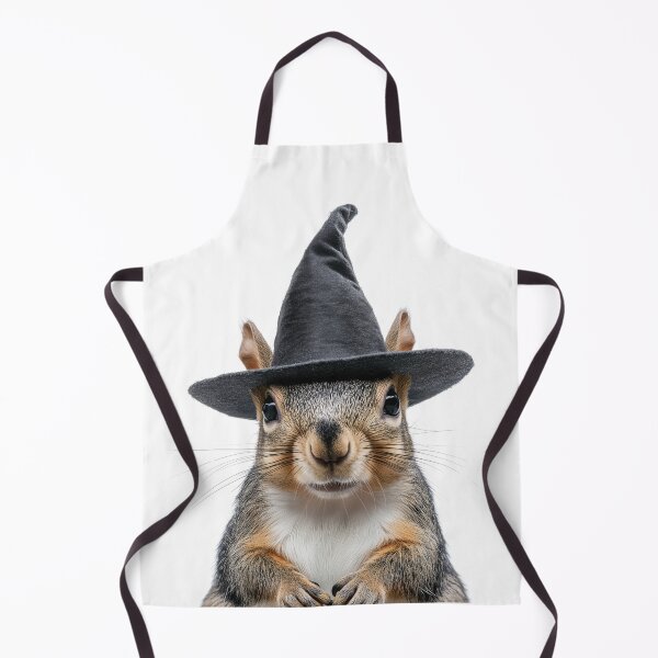 Item preview, Squirrel Wearing Halloween Witch Hat designed and sold by LazyOwlStore.