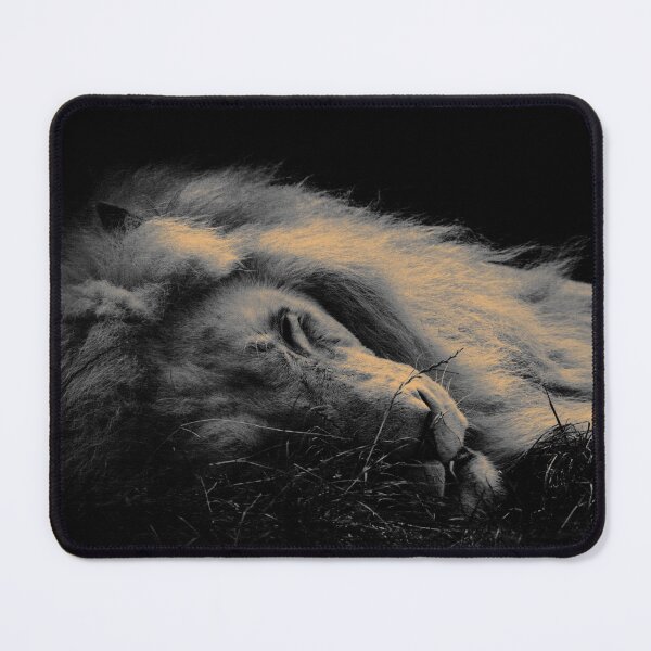 Item preview, Sleeping Big Lion photo silver designed and sold by CryptoLadyGabi.