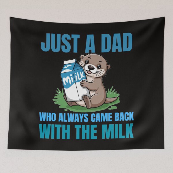 Item preview, Just A Dad Who Always Came Back With The Milk designed and sold by Minimalismat.