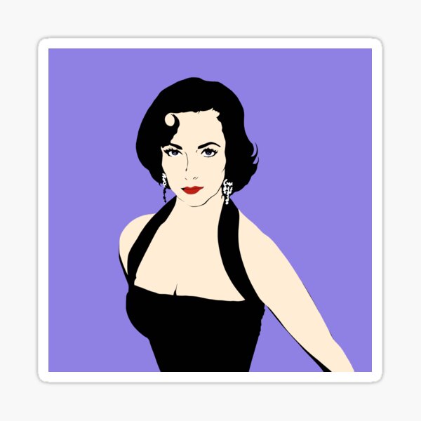 Elizabeth Taylor Sticker