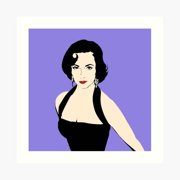 Elizabeth Taylor Art Print
