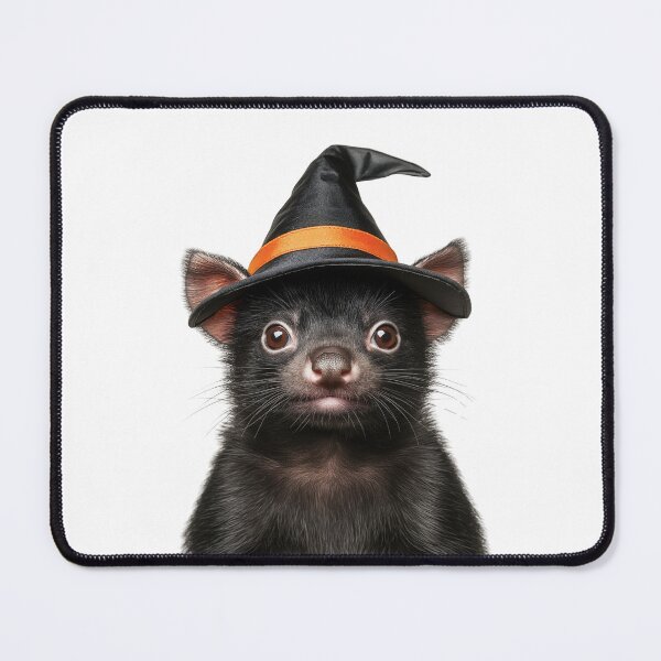 Item preview, Tasmanian Devil Wearing Halloween Witch Hat designed and sold by LazyOwlStore.