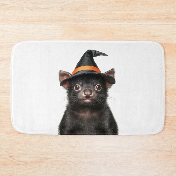 Item preview, Tasmanian Devil Wearing Halloween Witch Hat designed and sold by LazyOwlStore.