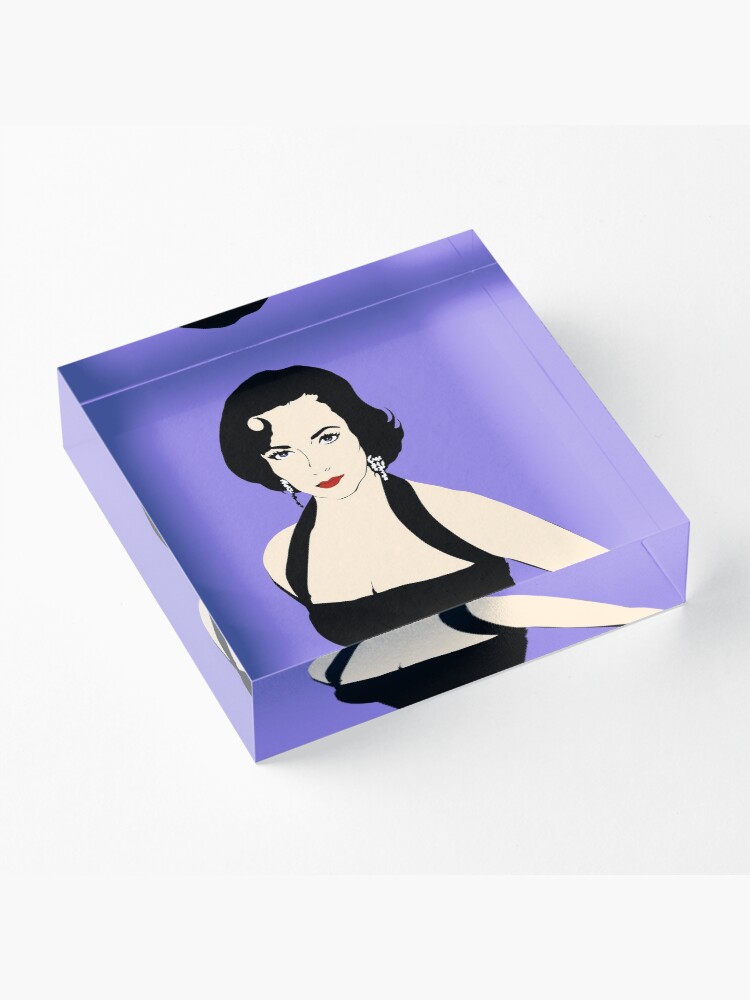 Alternate view of Elizabeth Taylor Acrylic Block
