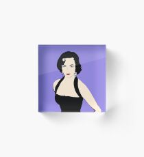 Elizabeth Taylor Acrylic Block