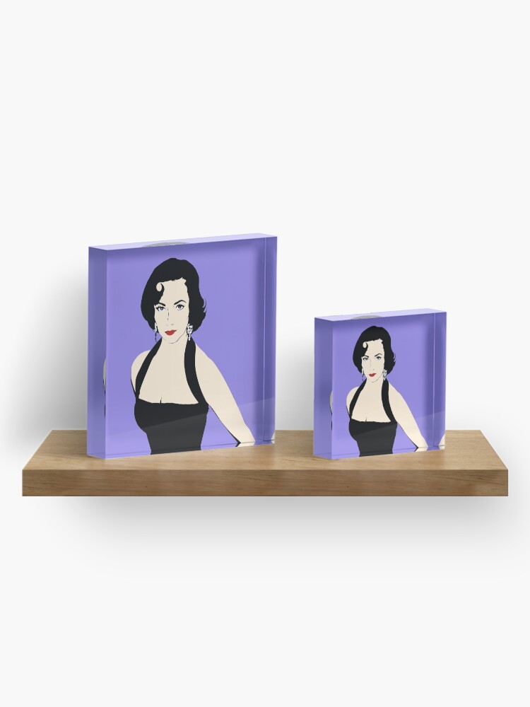 Alternate view of Elizabeth Taylor Acrylic Block