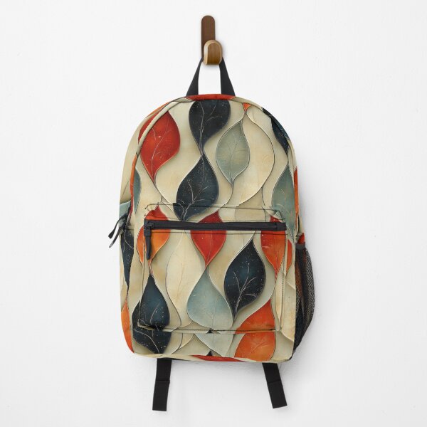 Item preview, Abstract waves and leaves design designed and sold by SylvieVibes.