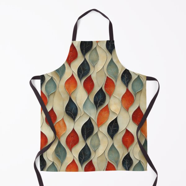 Item preview, Abstract waves and leaves design designed and sold by SylvieVibes.