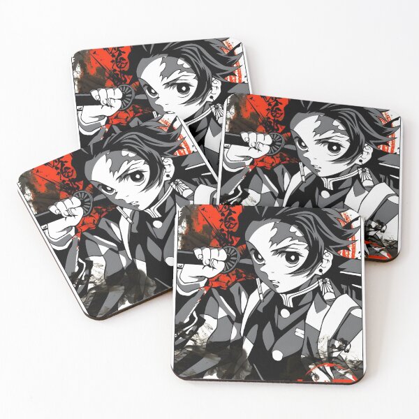 Item preview, Demon Slayer Tanjiro Ink Art Poster designed and sold by Classicstitch12.