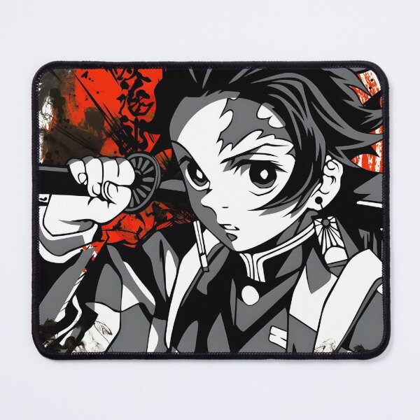 Item preview, Demon Slayer Tanjiro Ink Art Poster designed and sold by Classicstitch12.