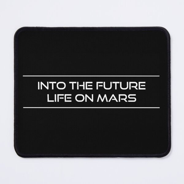 Item preview, Into the Future . Life on Mars . Typographical . Black n' White . #1 designed and sold by Artistic63.