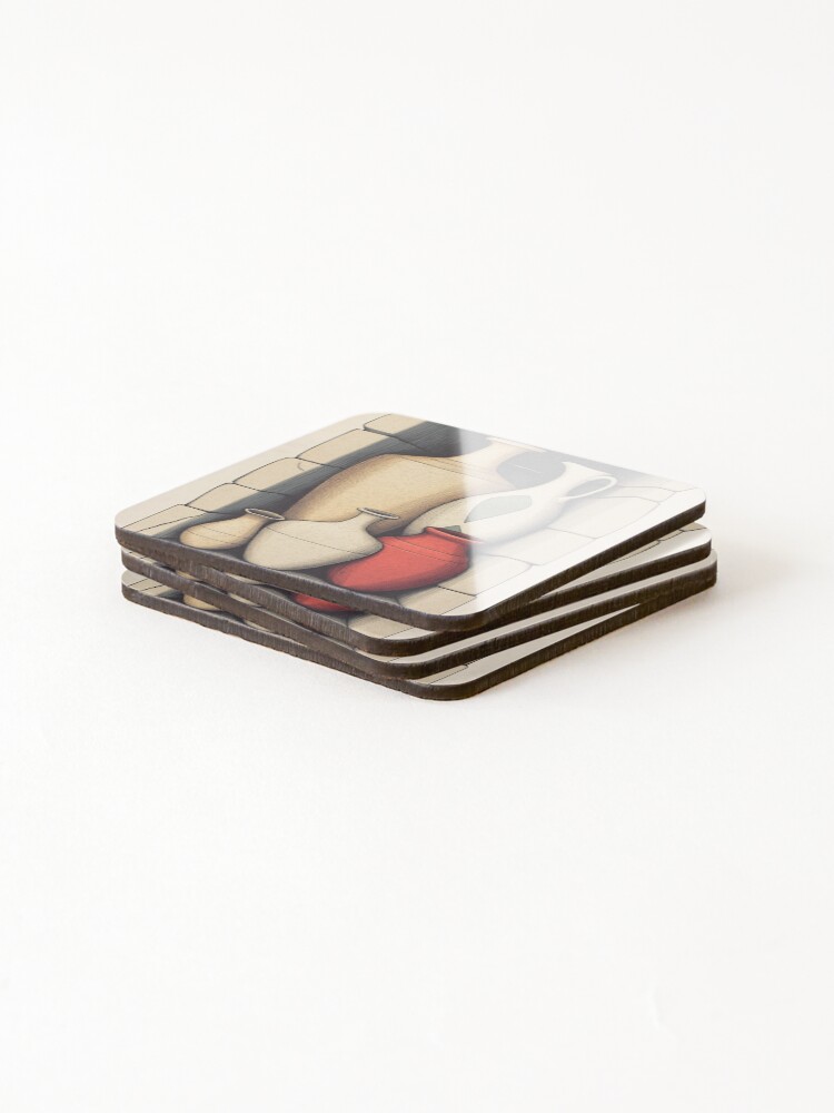 Thumbnail 4 of 5, Coasters (Set of 4), Journal. designed and sold by DreamingShell.