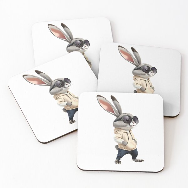 Item preview, Cool Rabbit in Sunglasses and Hoodie designed and sold by Mido-artister.
