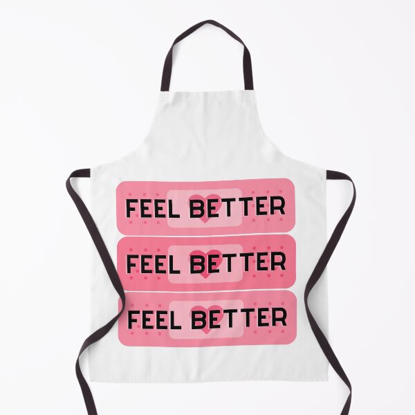 Item preview, Cute "Feel Better" Pink Bandage Sticker – Heart Healing Aesthetic Comfort Art designed and sold by Kabootri.