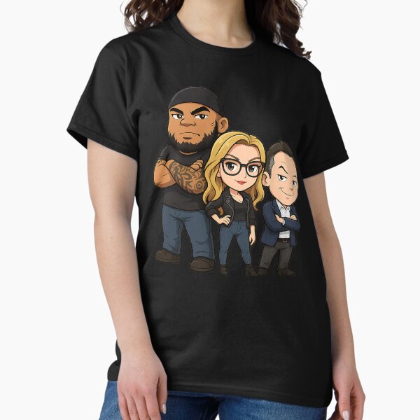 Item preview, Gutfeld Crew – Chibi Greg Gutfeld, Kat Timpf & Tyrus designed and sold by RK - Shop.