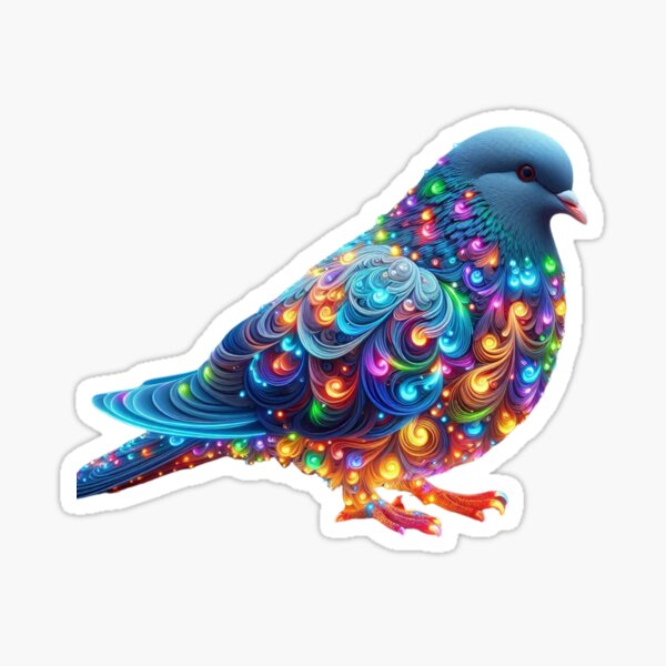 Item preview, Colorful Dove designed and sold by GloriousArtSKD.