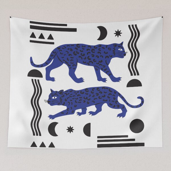 Item preview, blue leopards designed and sold by anneamanda.