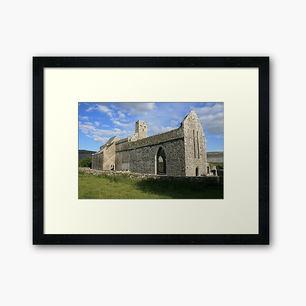Summers eve at Corcomroe Framed Art Print