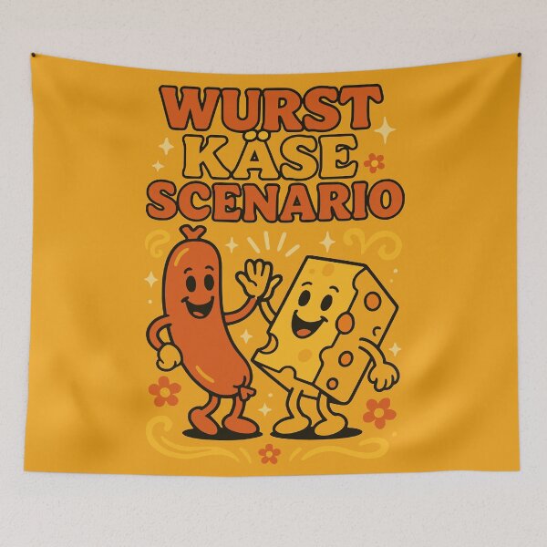 Item preview, Funny German Pun Shirt – Wurst Käse Scenario Tee designed and sold by Cheeky Companions.