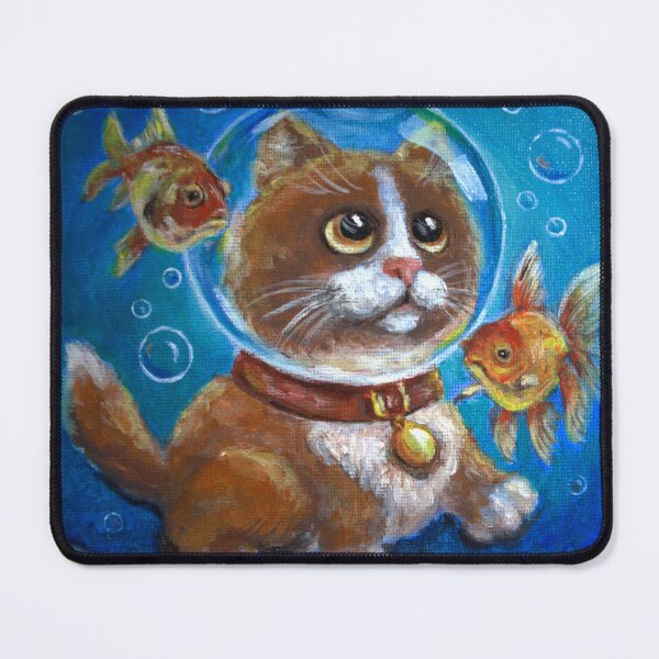 Artikelvorschau, Katze & Fisch. "Katze-Fisch-Zeichen des Horoskops" entworfen und verkauft von Elena Dunaeva.