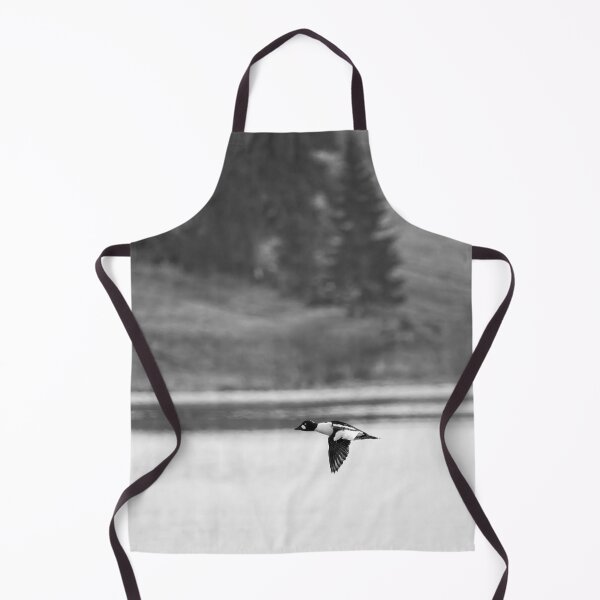 Item preview, By the Fieldside lake. Common goldeneye bw designed and sold by Jouko Lehto Photography.