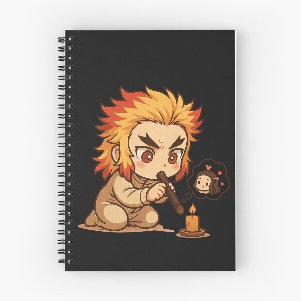 Item preview, Baby Rengoku Trying to Light a Candle – Cute Chibi Flame Hashira Fanart designed and sold by ColorSplash123.