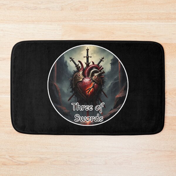 Item preview, Minor Arcana Tarot Cards Swords Suite - Heart Stabbed by Swords designed and sold by Pixel Waite.