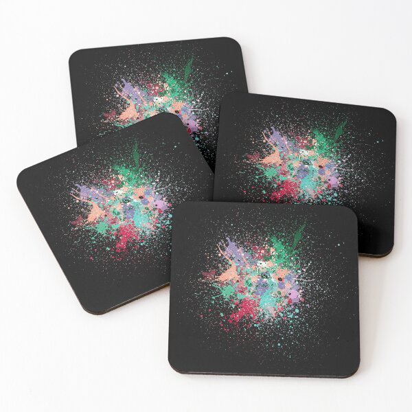 Item preview, Vibrant Abstract Art with Paint Splatter designed and sold by javastocks.