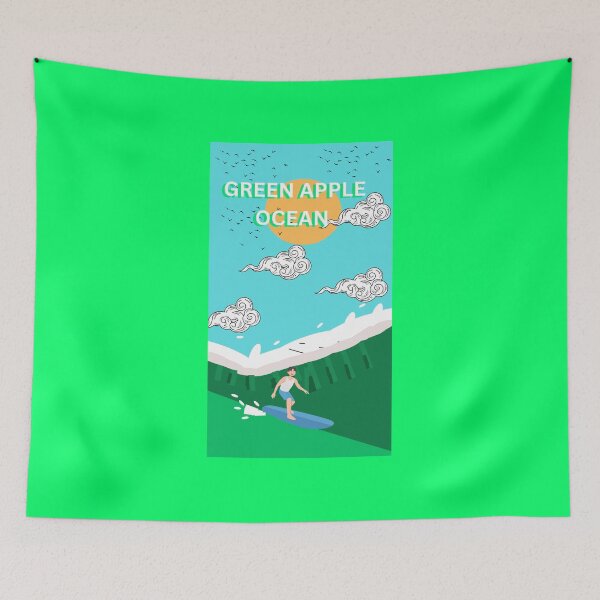 Item preview, GREEN APPLE OCEAN designed and sold by GrindWardrobe.