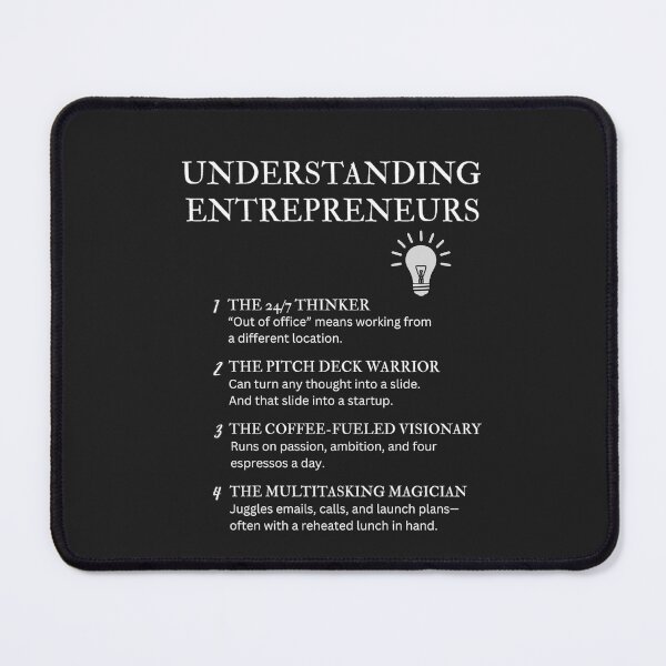 Item preview, Inside the Mind of an Entrepreneur - Black designed and sold by PsyFlow35.